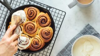 Cast Iron Cinnamon Roll  Charlotte Fashion Plate